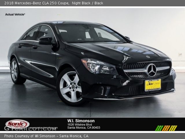 2018 Mercedes-Benz CLA 250 Coupe in Night Black