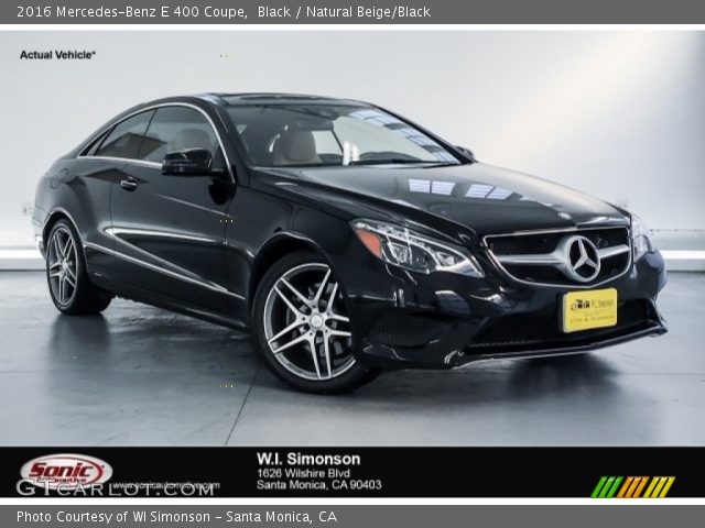 2016 Mercedes-Benz E 400 Coupe in Black