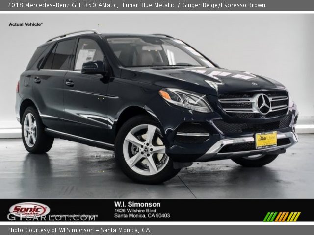 2018 Mercedes-Benz GLE 350 4Matic in Lunar Blue Metallic