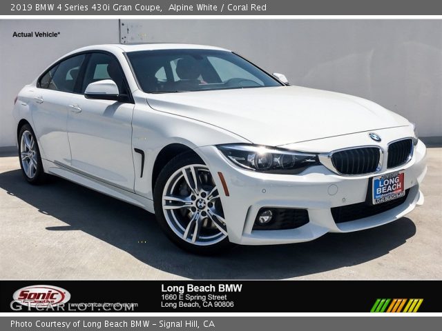 2019 BMW 4 Series 430i Gran Coupe in Alpine White