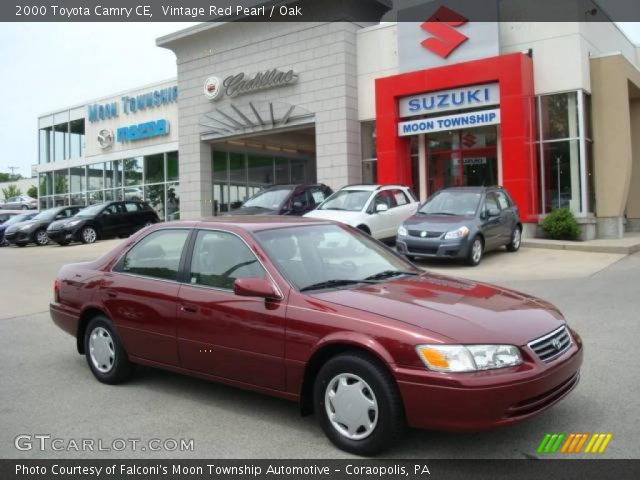 2000 Toyota Camry CE in Vintage Red Pearl