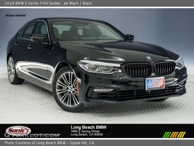 2018 BMW 5 Series 540i Sedan in Jet Black