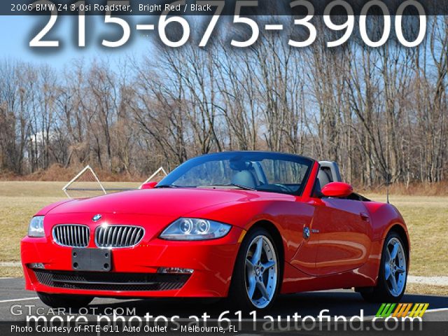 2006 BMW Z4 3.0si Roadster in Bright Red