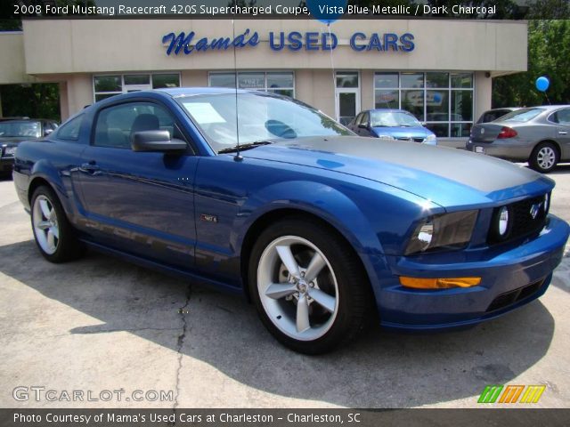2008 Ford Mustang Racecraft 420S Supercharged Coupe in Vista Blue Metallic