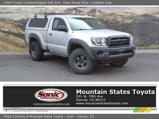 2009 Toyota Tacoma Regular Cab 4x4 in Silver Streak Mica