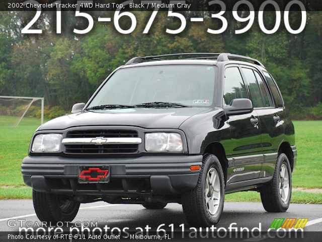 2002 Chevrolet Tracker 4WD Hard Top in Black