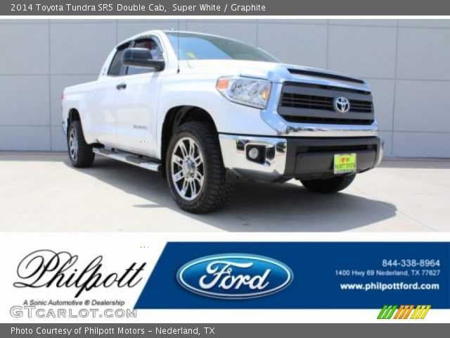 2014 Toyota Tundra SR5 Double Cab in Super White
