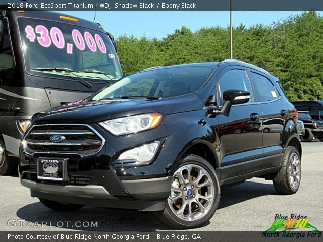 2018 Ford EcoSport Titanium 4WD in Shadow Black