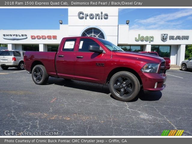 2018 Ram 1500 Express Quad Cab in Delmonico Red Pearl