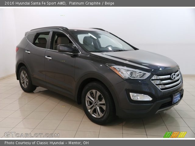 2016 Hyundai Santa Fe Sport AWD in Platinum Graphite