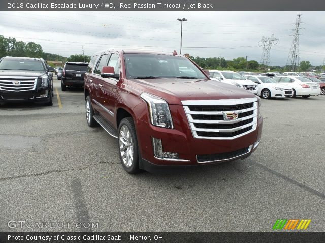 2018 Cadillac Escalade Luxury 4WD in Red Passion Tintcoat