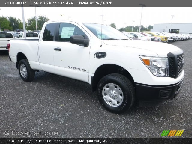 2018 Nissan TITAN XD S King Cab 4x4 in Glacier White