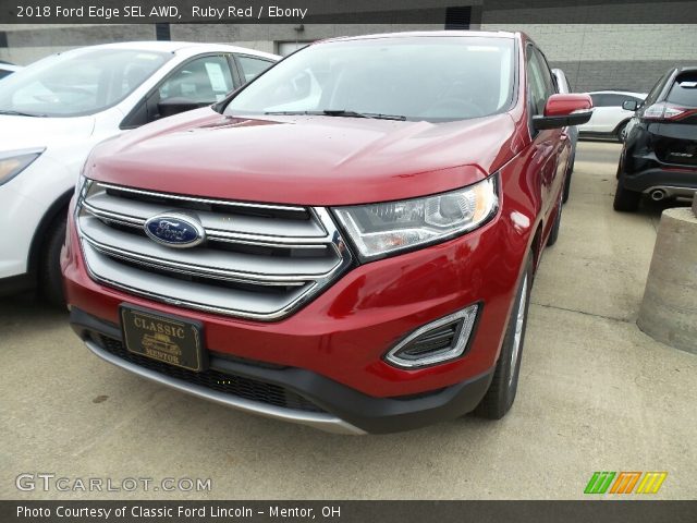 2018 Ford Edge SEL AWD in Ruby Red