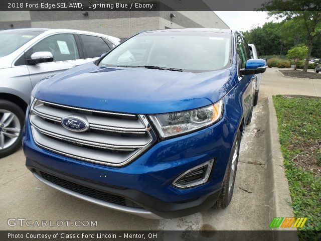 2018 Ford Edge SEL AWD in Lightning Blue