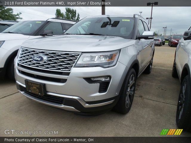 2018 Ford Explorer Platinum 4WD in Ingot Silver