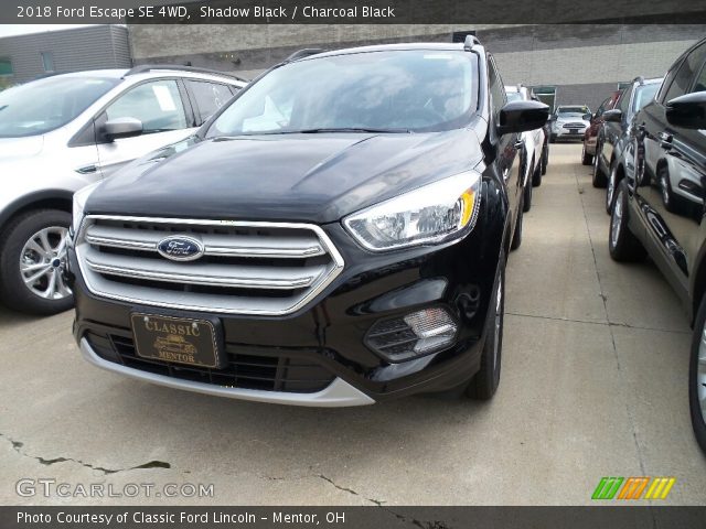 2018 Ford Escape SE 4WD in Shadow Black