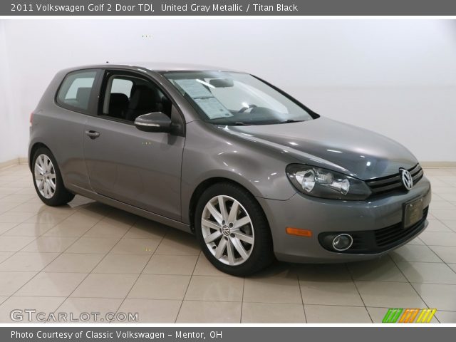 2011 Volkswagen Golf 2 Door TDI in United Gray Metallic