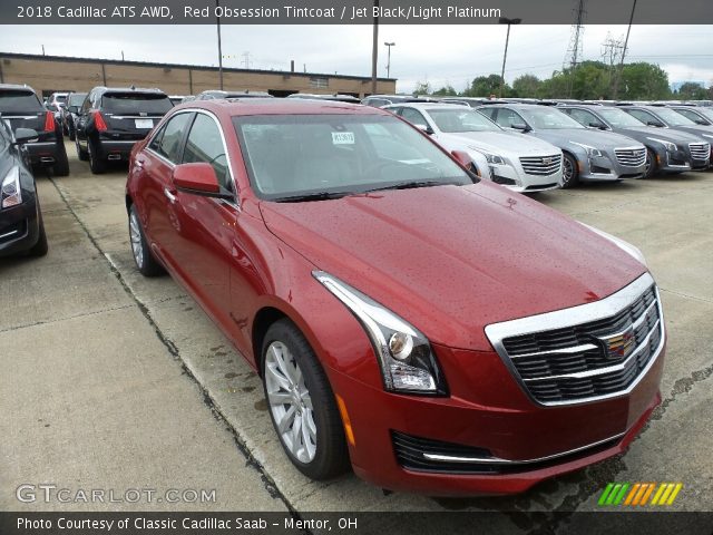 2018 Cadillac ATS AWD in Red Obsession Tintcoat