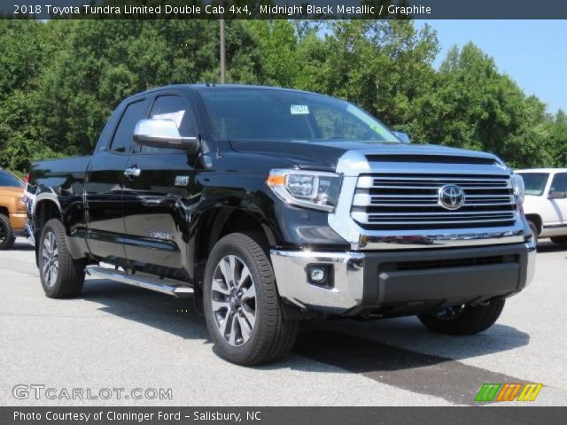 2018 Toyota Tundra Limited Double Cab 4x4 in Midnight Black Metallic