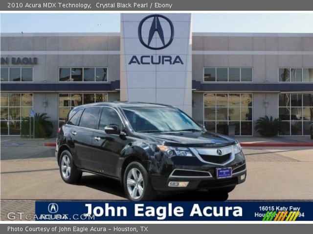 2010 Acura MDX Technology in Crystal Black Pearl
