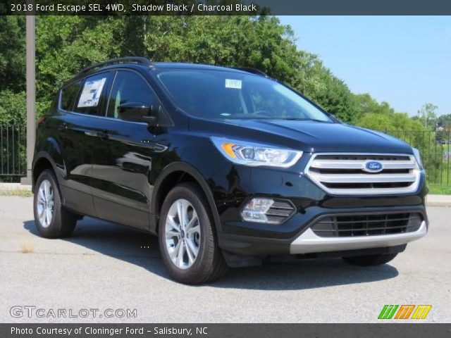 2018 Ford Escape SEL 4WD in Shadow Black