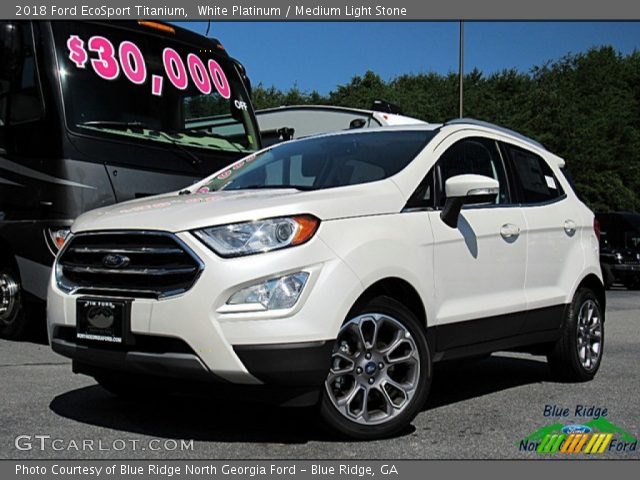 2018 Ford EcoSport Titanium in White Platinum