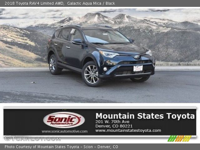 2018 Toyota RAV4 Limited AWD in Galactic Aqua Mica