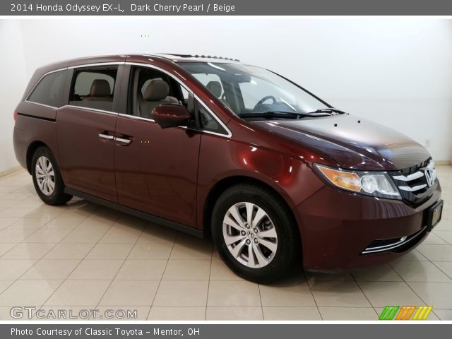 2014 Honda Odyssey EX-L in Dark Cherry Pearl