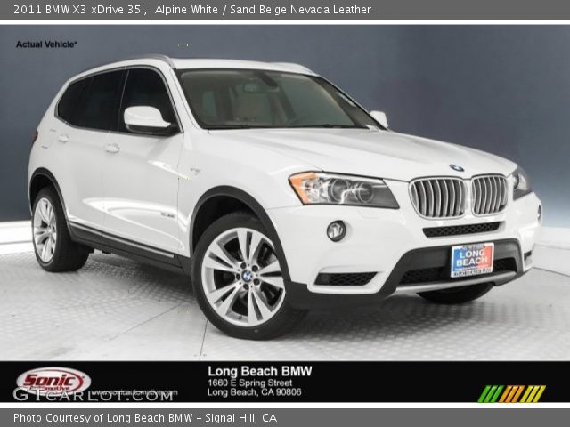 2011 BMW X3 xDrive 35i in Alpine White