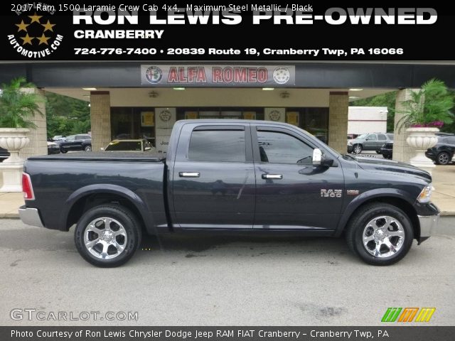 2017 Ram 1500 Laramie Crew Cab 4x4 in Maximum Steel Metallic