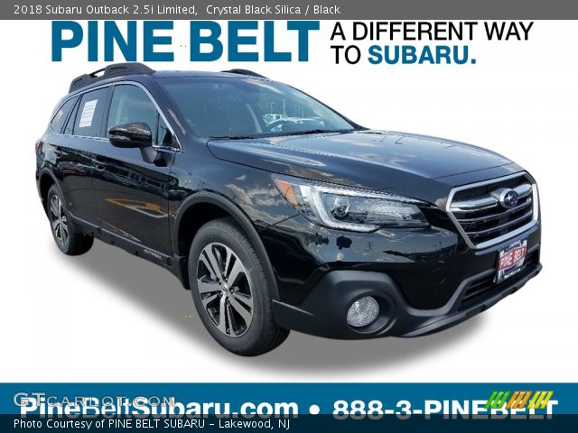 2018 Subaru Outback 2.5i Limited in Crystal Black Silica