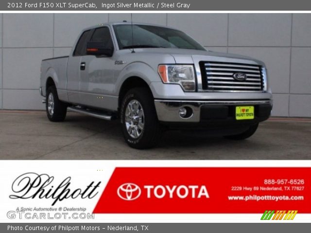 2012 Ford F150 XLT SuperCab in Ingot Silver Metallic