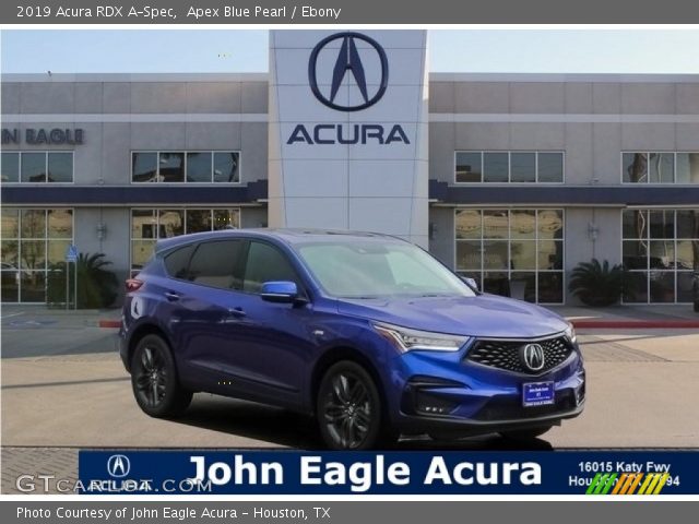 2019 Acura RDX A-Spec in Apex Blue Pearl