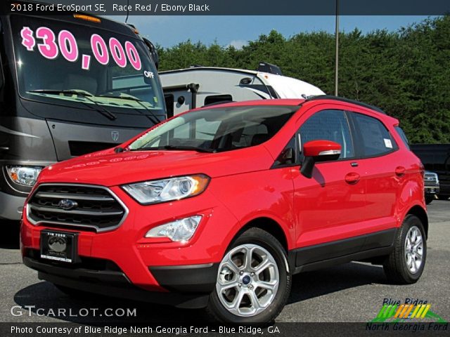 2018 Ford EcoSport SE in Race Red