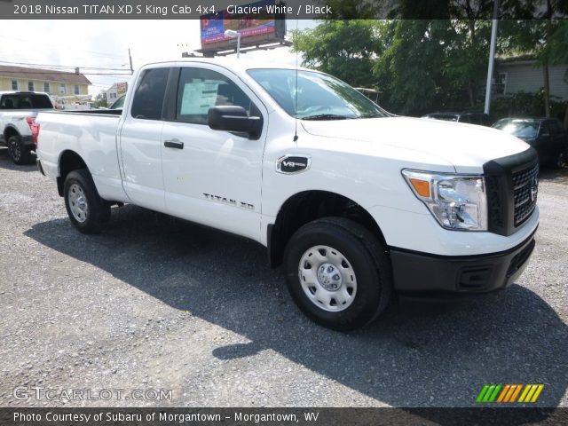 2018 Nissan TITAN XD S King Cab 4x4 in Glacier White