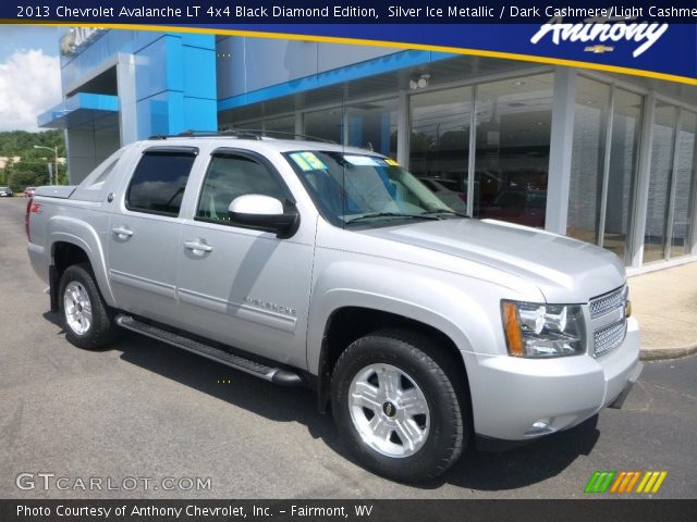 2013 Chevrolet Avalanche LT 4x4 Black Diamond Edition in Silver Ice Metallic