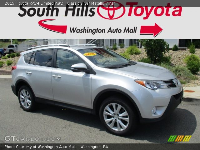 2015 Toyota RAV4 Limited AWD in Classic Silver Metallic