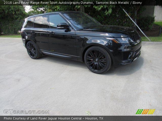 2018 Land Rover Range Rover Sport Autobiography Dynamic in Santorini Black Metallic