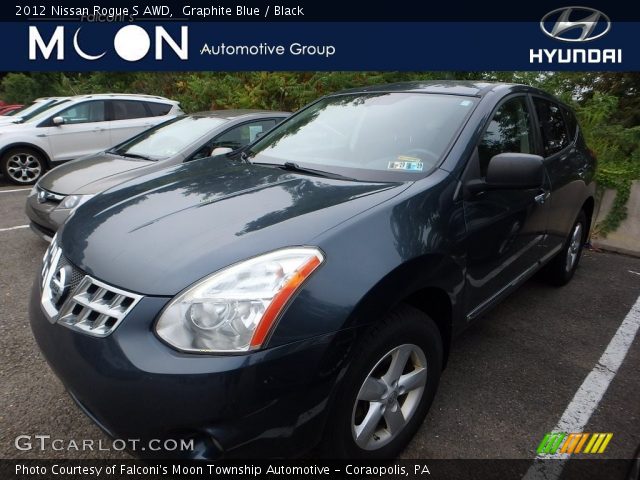 2012 Nissan Rogue S AWD in Graphite Blue