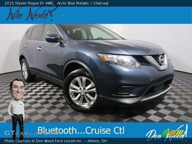 2015 Nissan Rogue SV AWD in Arctic Blue Metallic