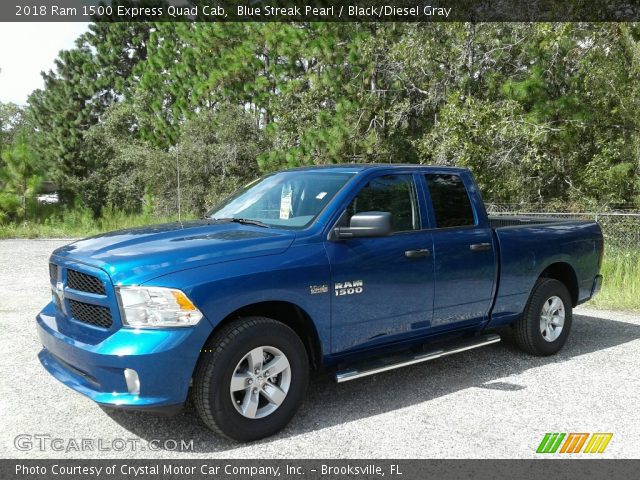 2018 Ram 1500 Express Quad Cab in Blue Streak Pearl