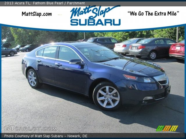 2013 Acura TL  in Fathom Blue Pearl