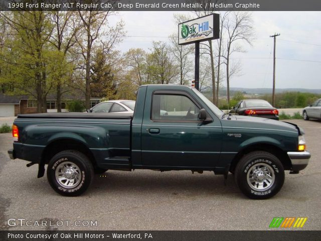 1998 Ford Ranger XLT Regular Cab in Deep Emerald Green Metallic
