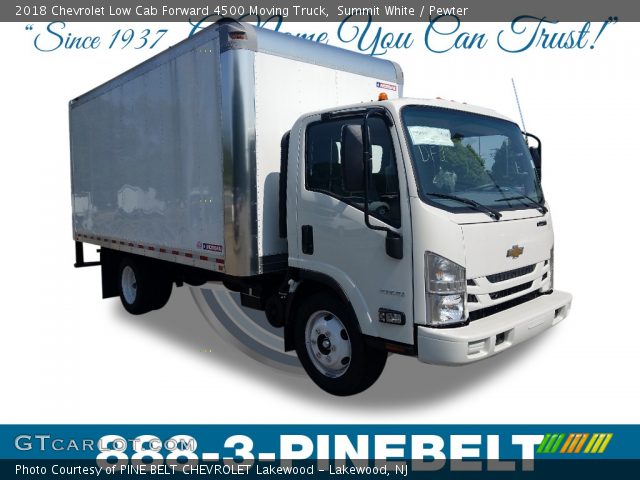 2018 Chevrolet Low Cab Forward 4500 Moving Truck in Summit White