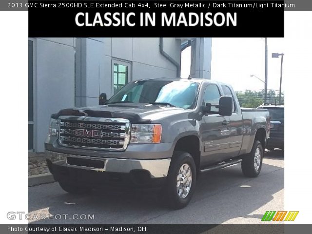 2013 GMC Sierra 2500HD SLE Extended Cab 4x4 in Steel Gray Metallic