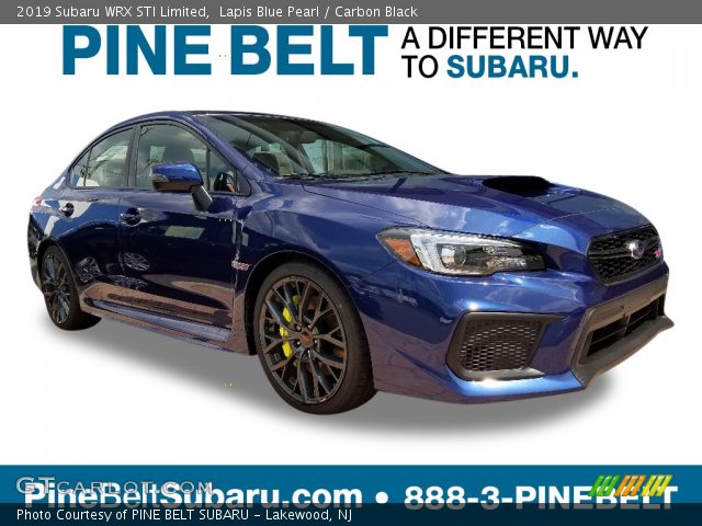 2019 Subaru WRX STI Limited in Lapis Blue Pearl