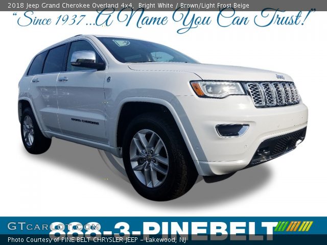 2018 Jeep Grand Cherokee Overland 4x4 in Bright White