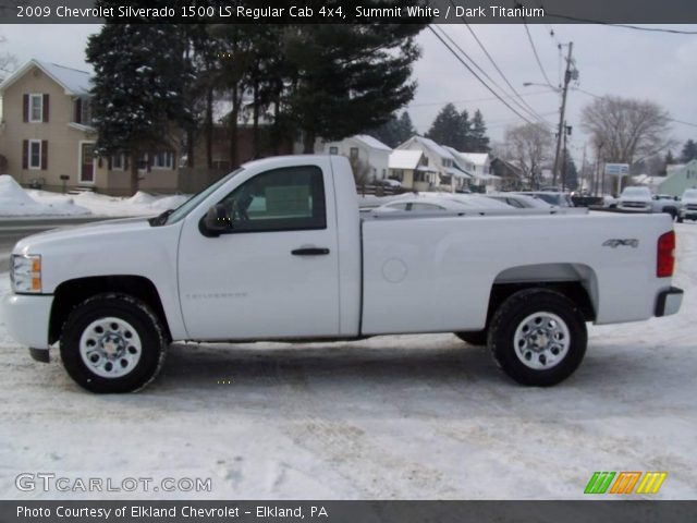 2009 Chevrolet Silverado 1500 LS Regular Cab 4x4 in Summit White