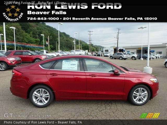 2018 Ford Fusion SE in Ruby Red