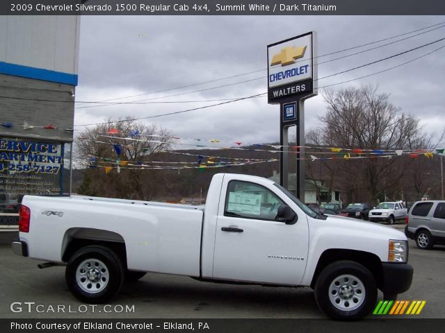 2009 Chevrolet Silverado 1500 Regular Cab 4x4 in Summit White